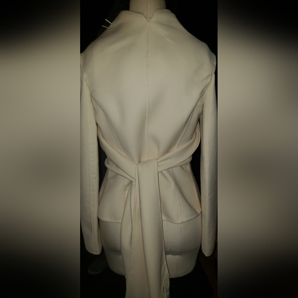 Ralph Lauren Purple label wool bias cut handmade fitted cream jacket - Picture 14 of 16